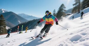 Skiing in Kufri