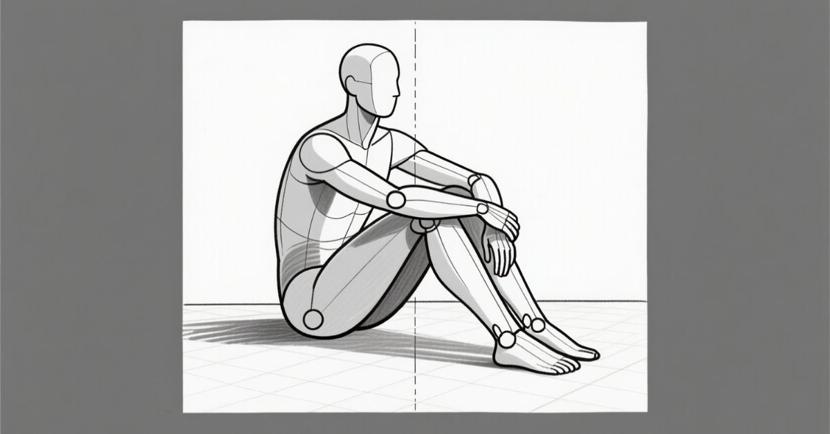 sitting pose reference