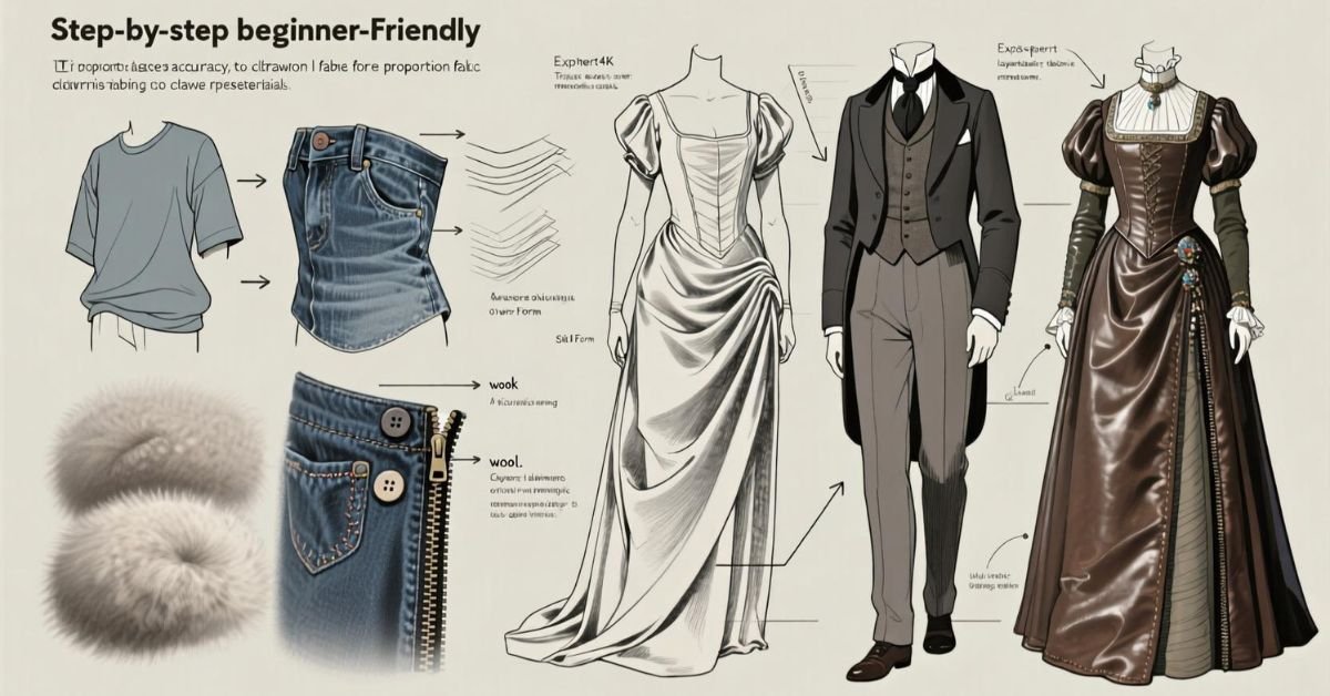 clothes drawing reference