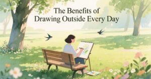 drawing outside