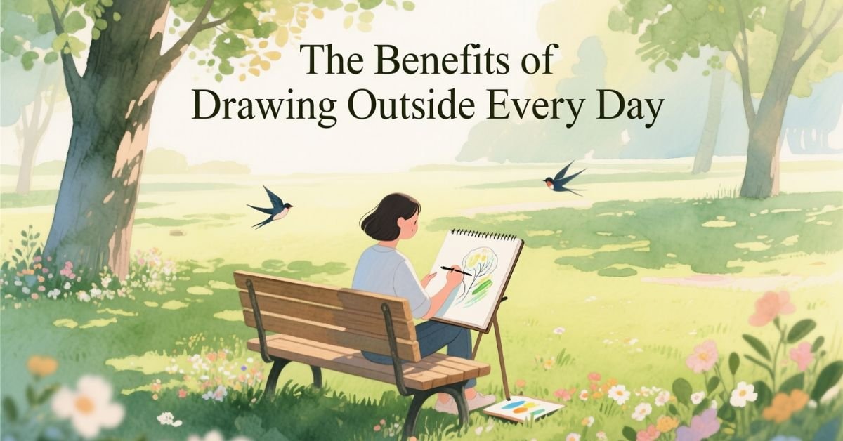 drawing outside