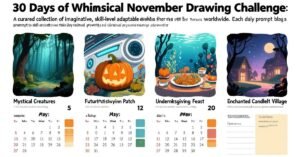 november drawing challenge