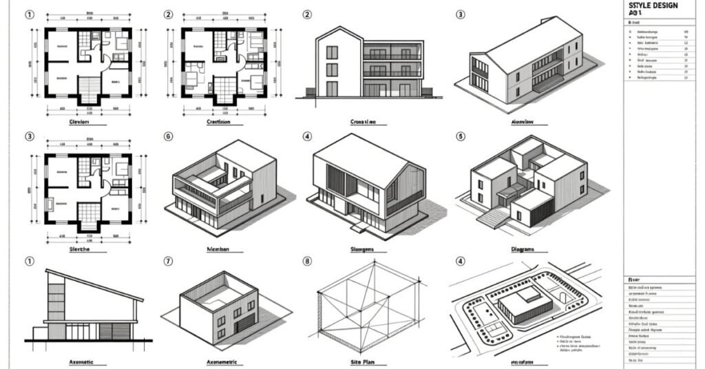 building drawing ideas