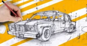 car drawing ideas