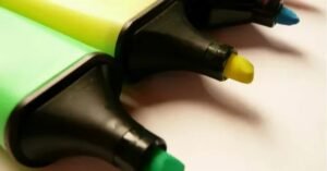 colored felt tip pens